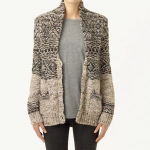 ARITZIA Wilfred Nord Cardigan Sweater Wool Alpaca Size XS